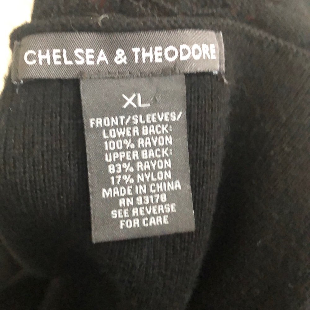 black knit short sleeve cardigan